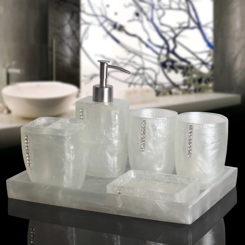 Zara Home Bathroom - Mutiara Tekstur Resin Mandi Produk dengan