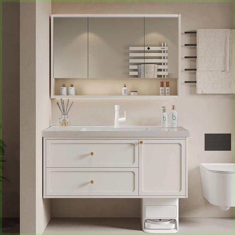 Home Bathroom Cleaning Robot - Lemari Kamar Mandi Gaya Prancis Lemari