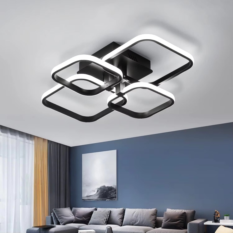 Home Bathroom Colors - Lampu Gantung LED Tiga Warna, Lampu