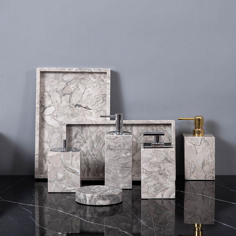 Zara Home Bathroom - Set Aksesori Kamar Mandi Dispenser Sabun