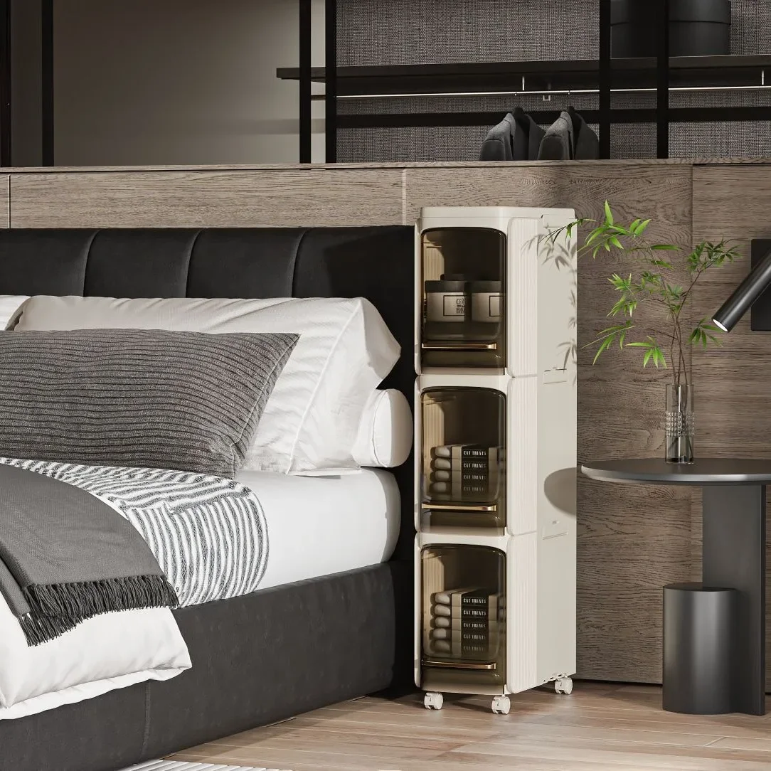 Home Essentials Bathroom Rack - Lemari Lipat Portabel untuk Celah Kamar