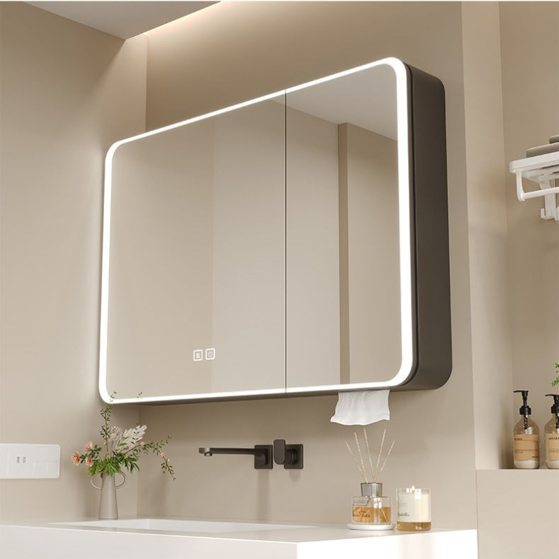 Bathroom Mirror Led - Kabinet Cermin Kamar Mandi LED Aluminium