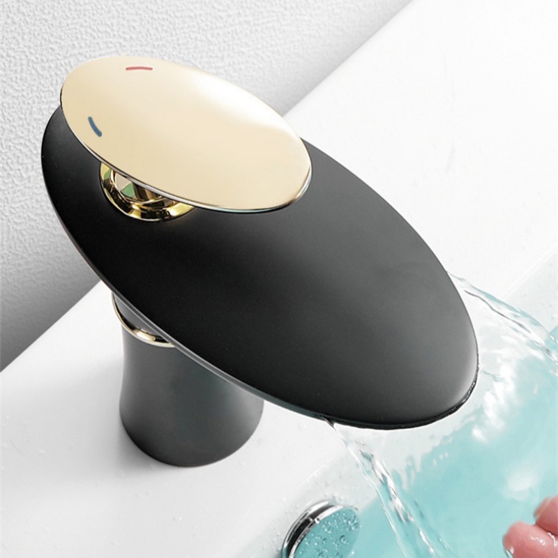 Home Hardware Bathroom Sinks - Keran Wastafel Air Terjun Putih Emas,