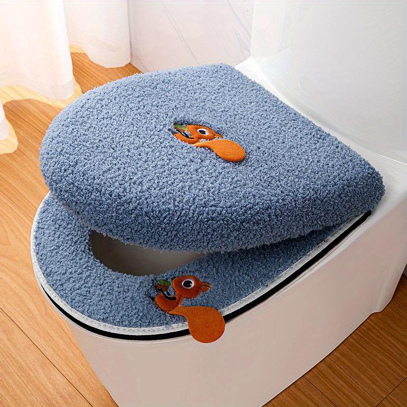 Zara Home Bathroom - 2 buah/set penutup dudukan toilet hangat,