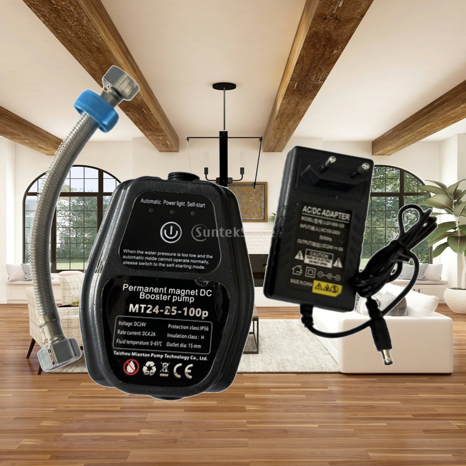 Home Bathroom Pressure Pump - Pompa Tekanan Air 24V Pengontrol Otomatis