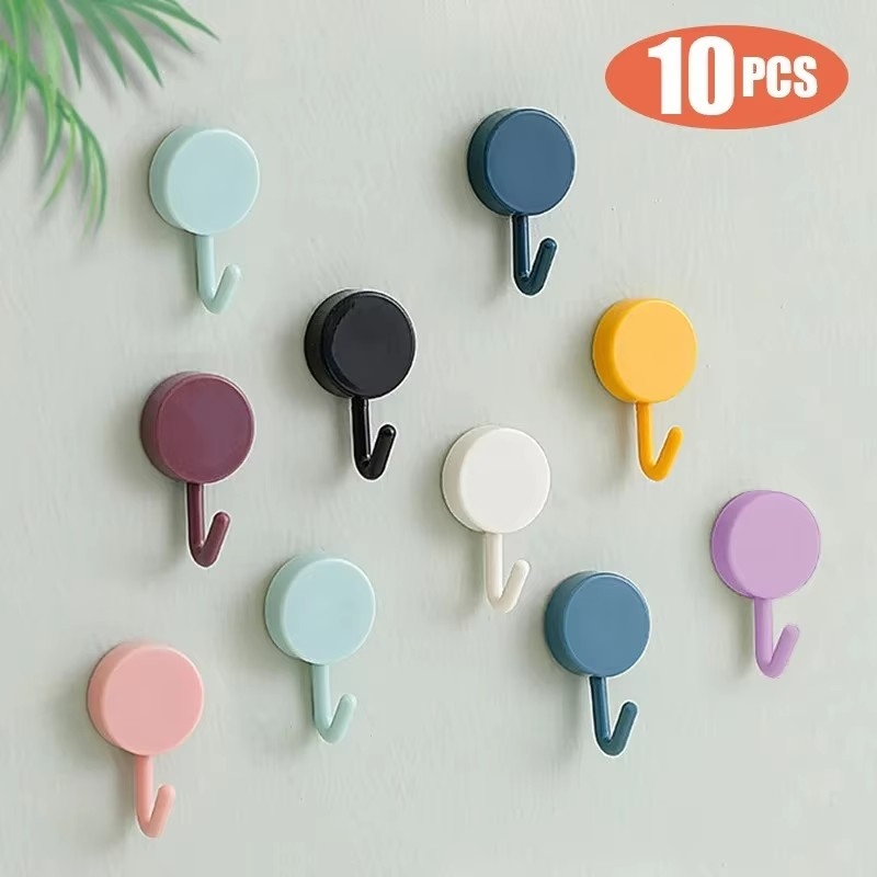 Home Bathroom Door - 5-15 Buah Kait Perekat Kuat Tanpa