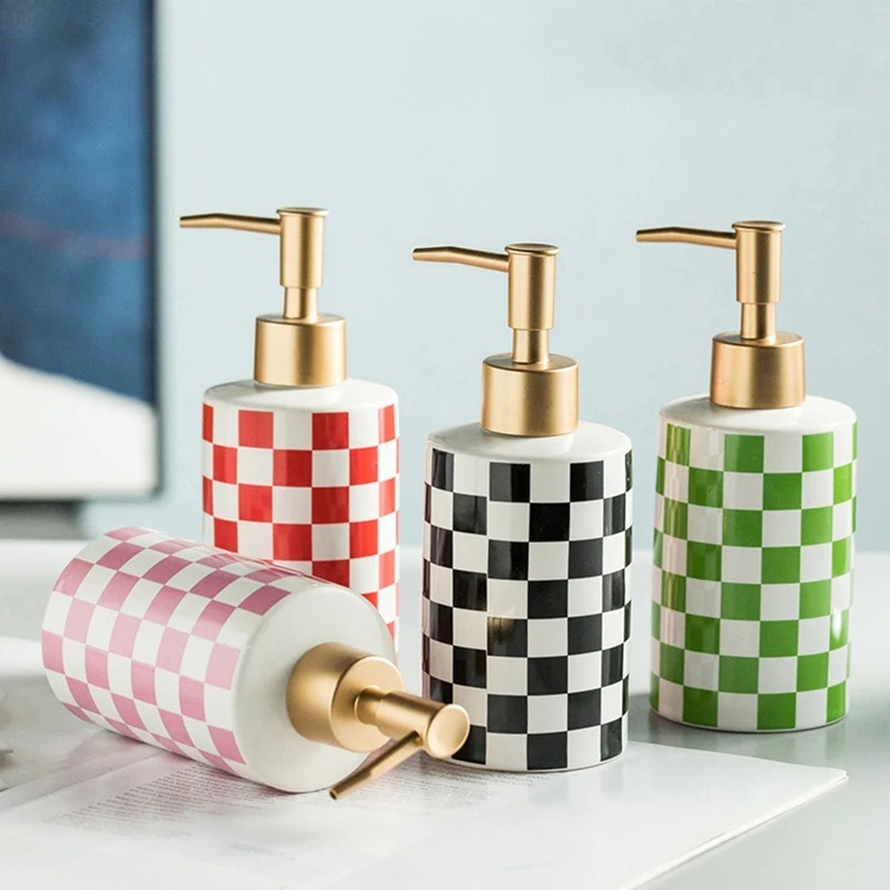 Dispenser Sabun Keramik Kreati - Home Bathroom Pressure Pump ulasan dan harga