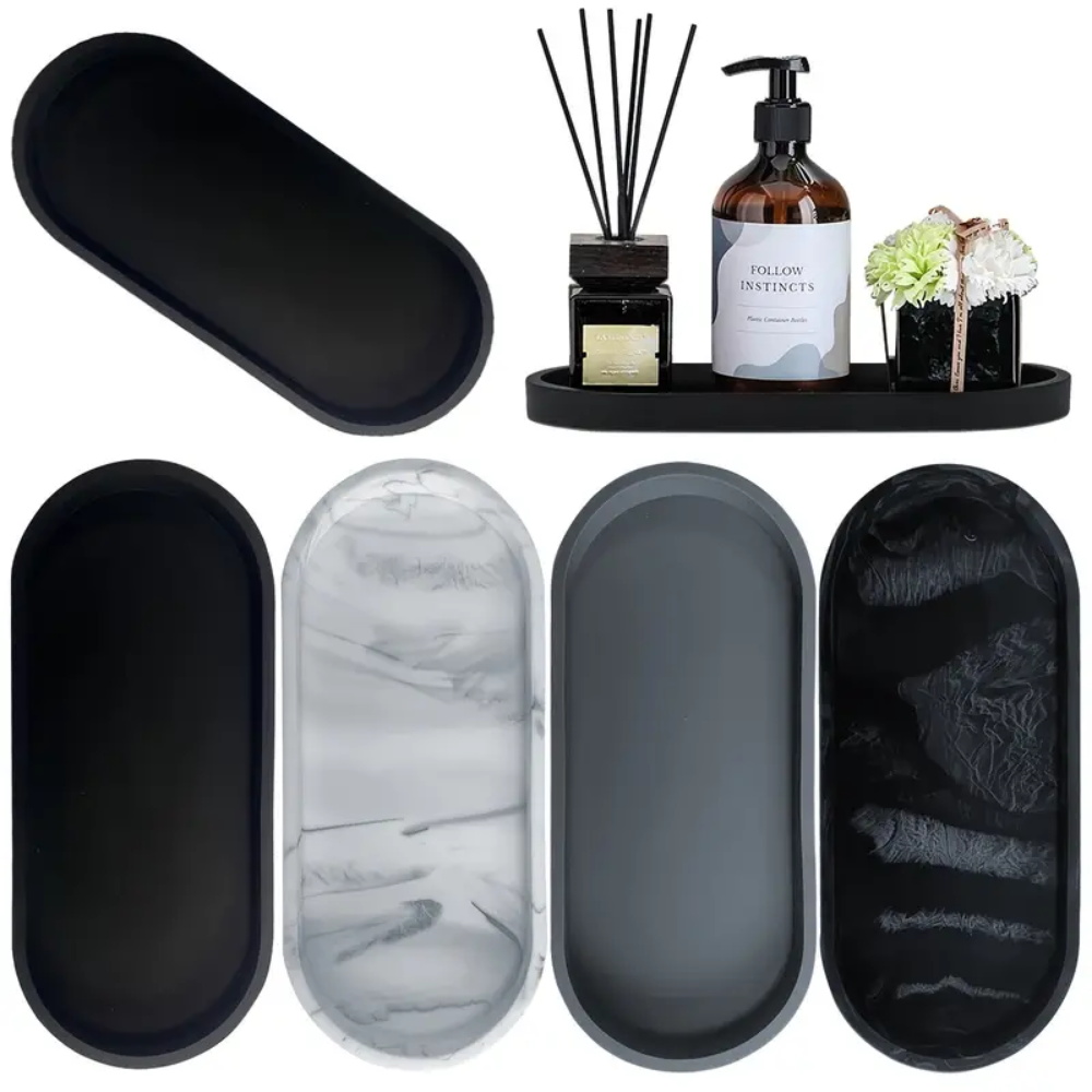 1 Buah Baki Silikon Rias Kamar - Home Essentials Bathroom Rack ulasan dan harga