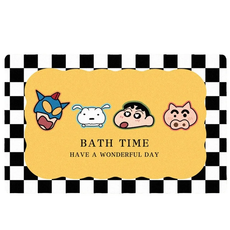 Tikar lantai kartun lucu, kray - Home Goods Bathroom ulasan dan harga