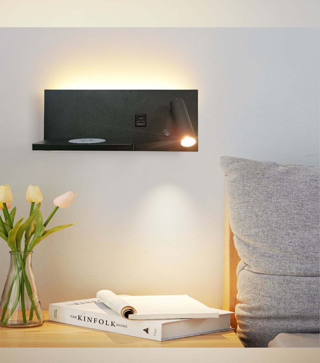 Lampu Dinding Baca Samping Tem - Home Bathroom Lighting Design ulasan dan harga
