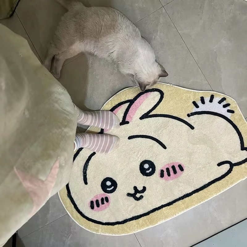 Karpet Kartun Anime Hachiware  - Home Goods Bathroom ulasan dan harga