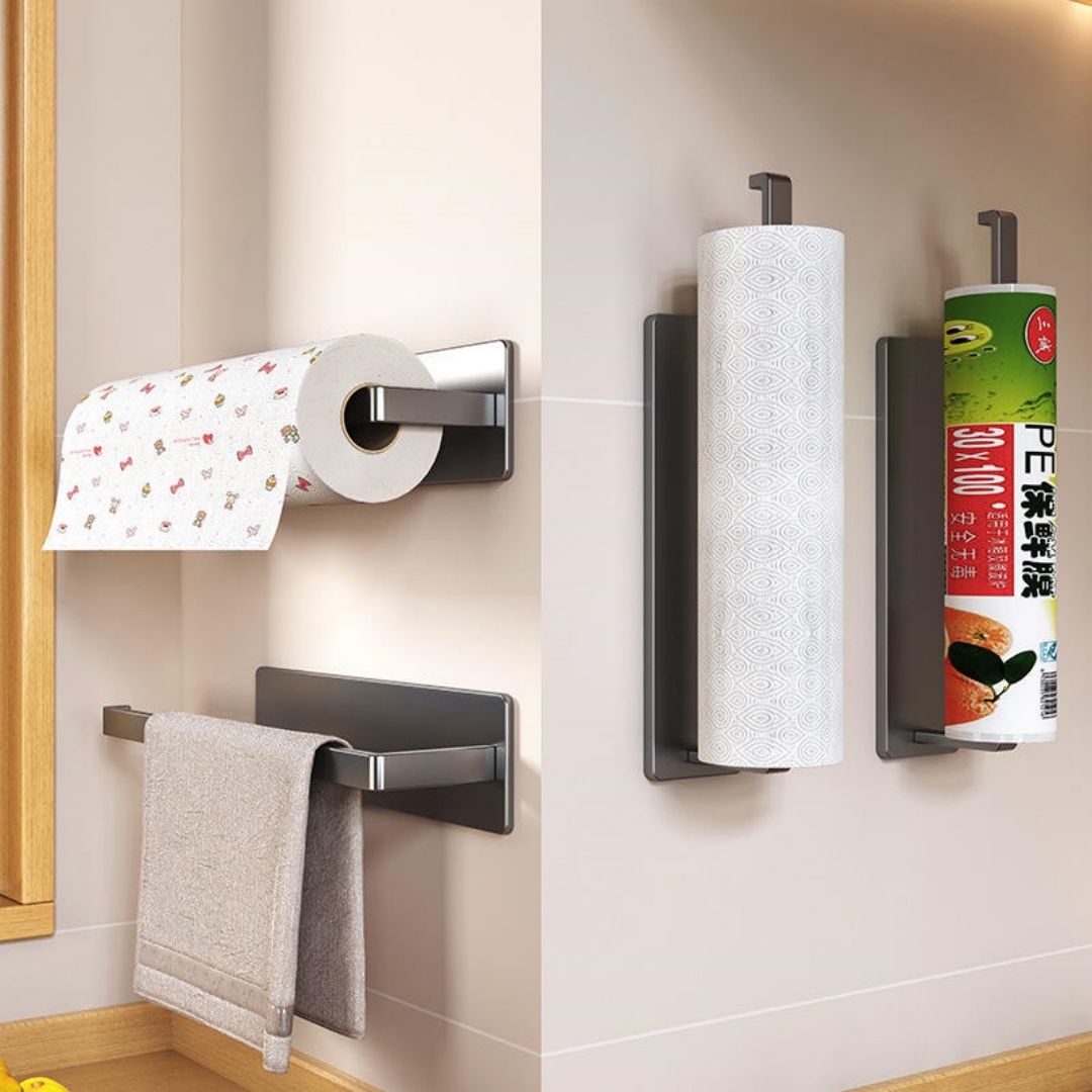 Tempat Tisu Dinding, Tanpa Per - Home Essentials Bathroom Rack ulasan dan harga
