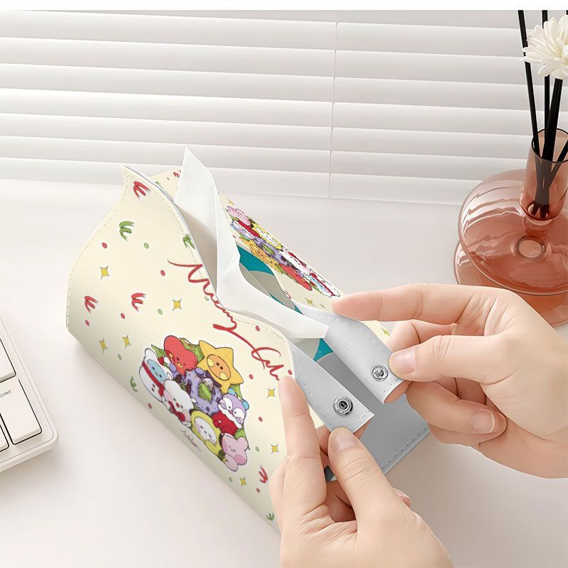 Kotak tisu bertema idola BT21  - Home Goods Bathroom ulasan dan harga