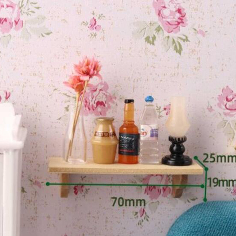 1 Buah 1:12 Rak Dinding Kayu R - Home Bathroom Model ulasan dan harga