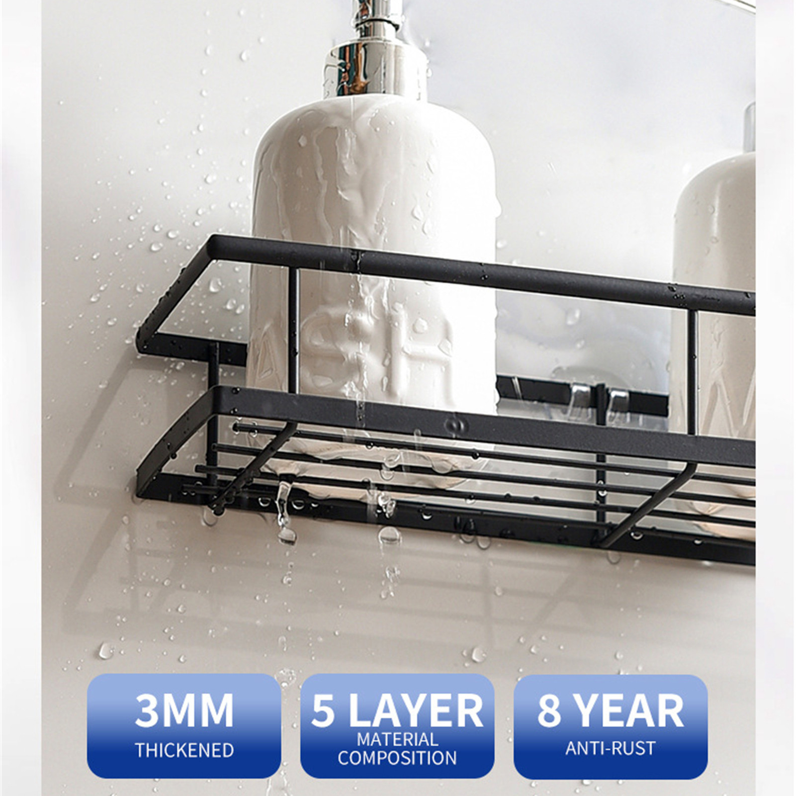 Rak Organizer Kamar Mandi, Set - Home Essentials Bathroom Rack ulasan dan harga