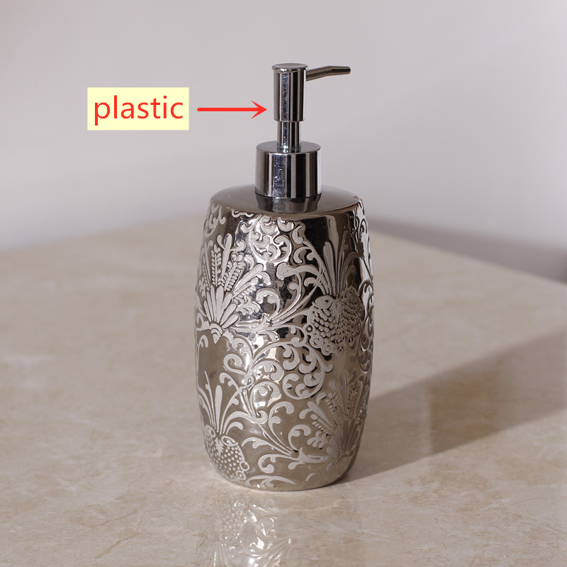 Botol Sampo Keramik Perak Akse - Zara Home Bathroom ulasan dan harga