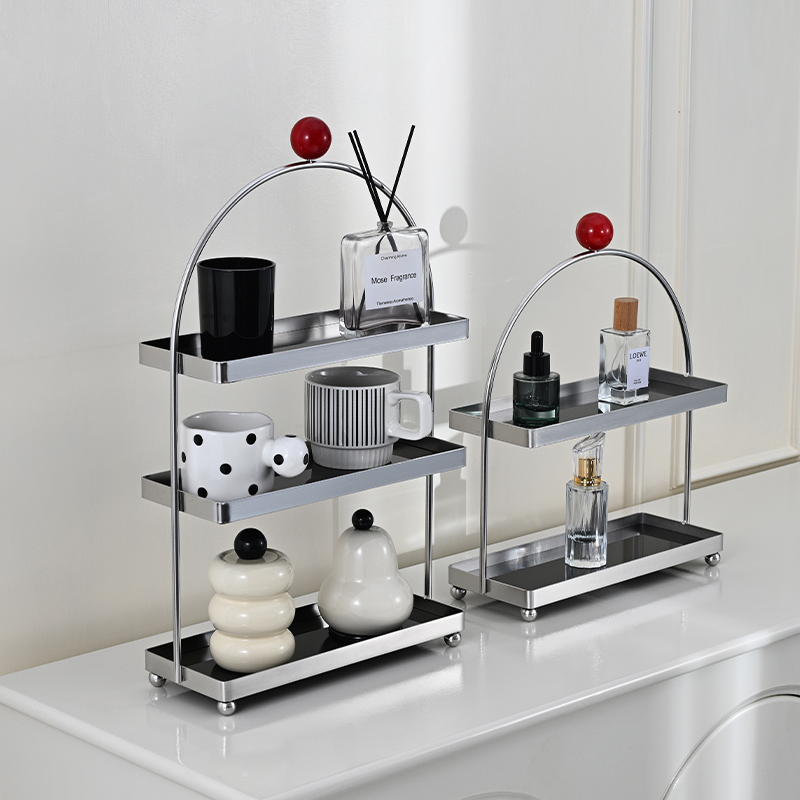 Organizer Meja Arch, Rak Cangk - Home Essentials Bathroom Rack ulasan dan harga