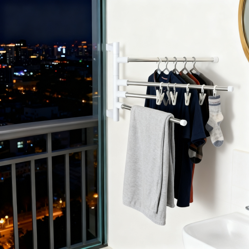 Rak Handuk Minimalis Modern de - Home Essentials Bathroom Rack ulasan dan harga