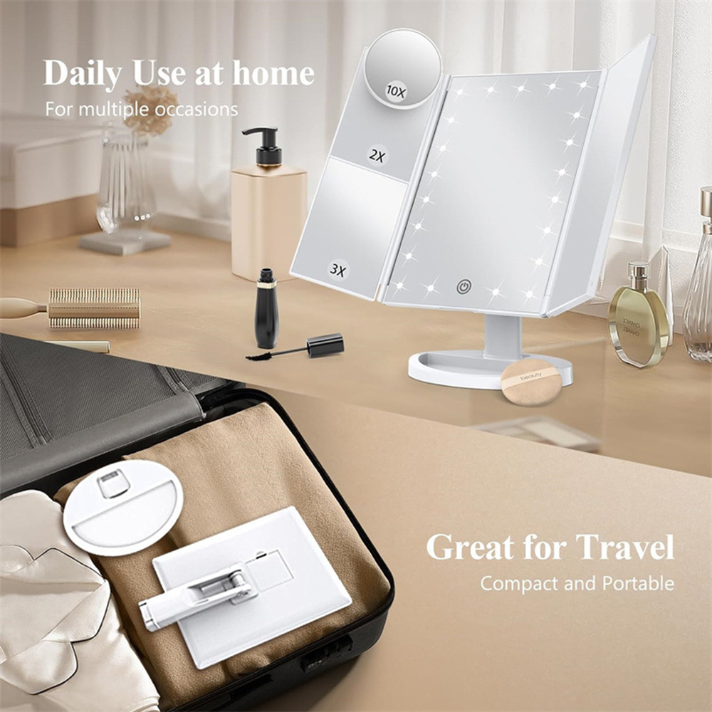 Cermin Rias Lipat Kamar Mandi, - Bathroom Mirror Led ulasan dan harga