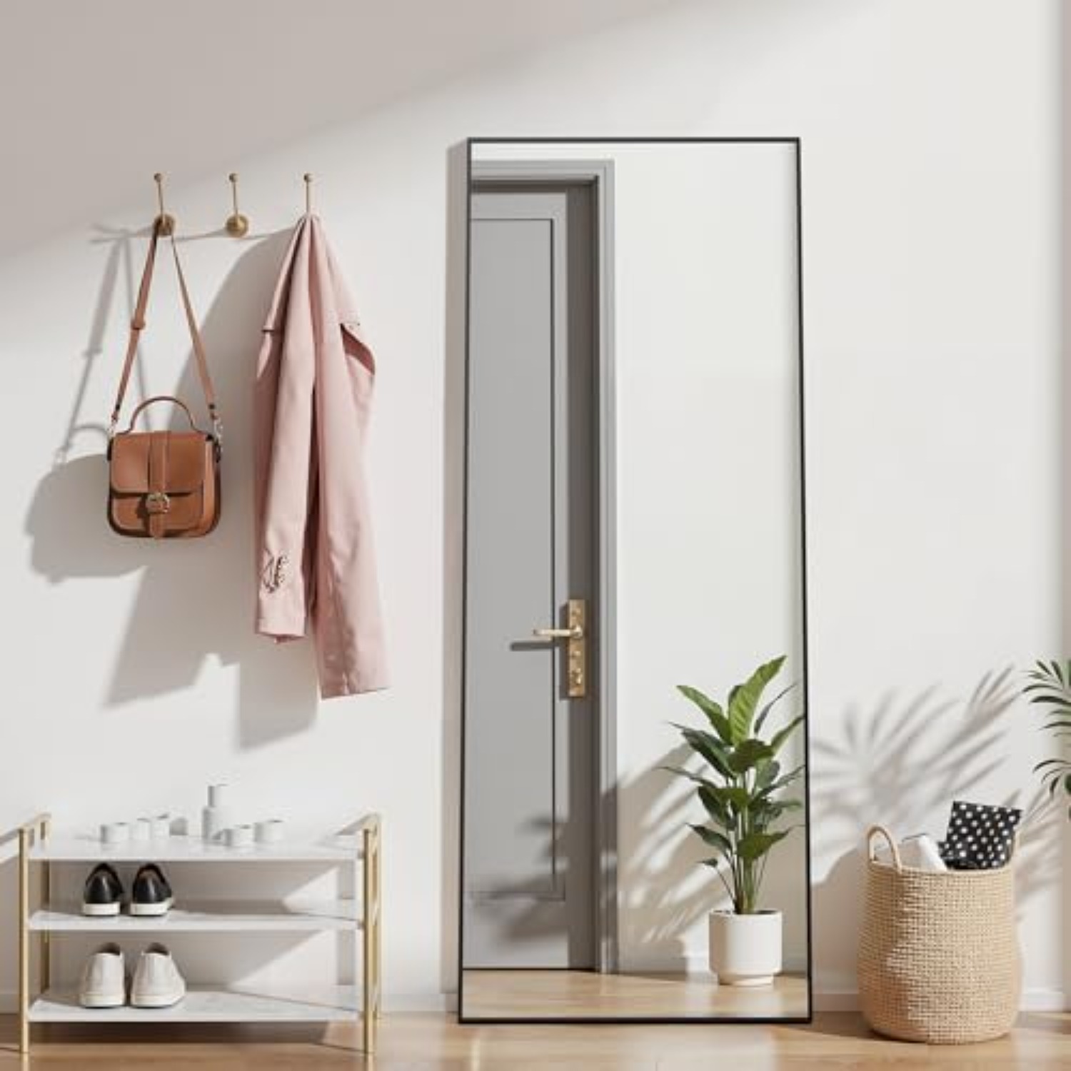 Cermin Panjang Penuh - Cermin  - Home Bathroom Door ulasan dan harga