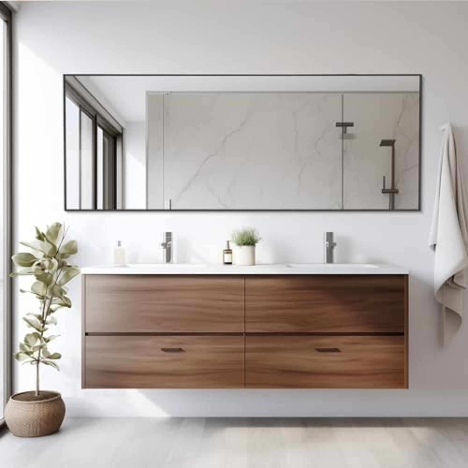 Cermin Panjang Penuh - Cermin  - Home Bathroom Door ulasan dan harga