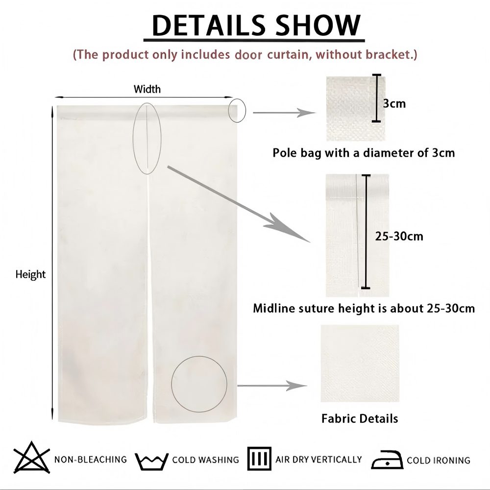 Tirai Pintu VIKAMA dengan Ceta - Home Bathroom Door ulasan dan harga