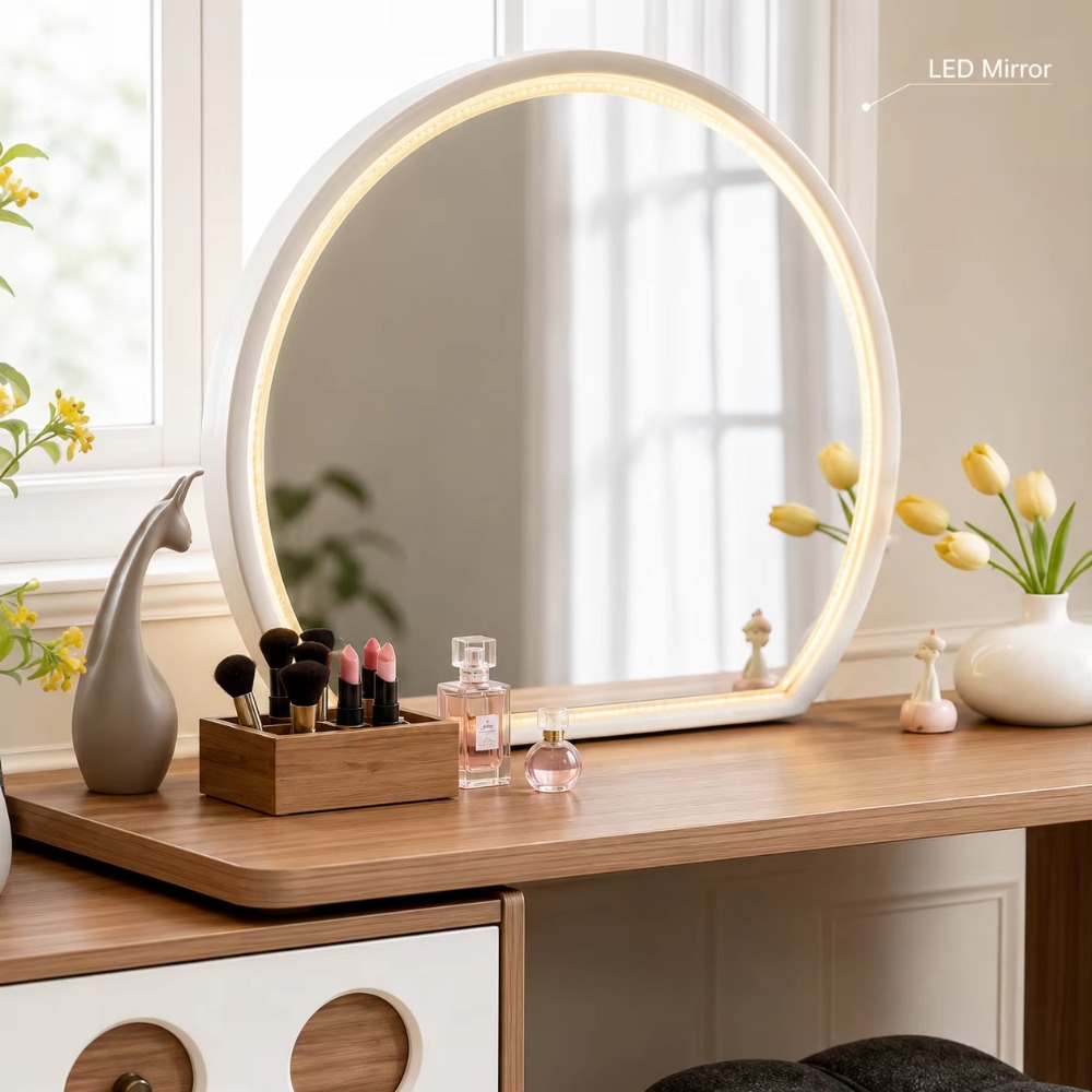 Meja Rias Modern dengan Cermin - Bathroom Mirror Led ulasan dan harga