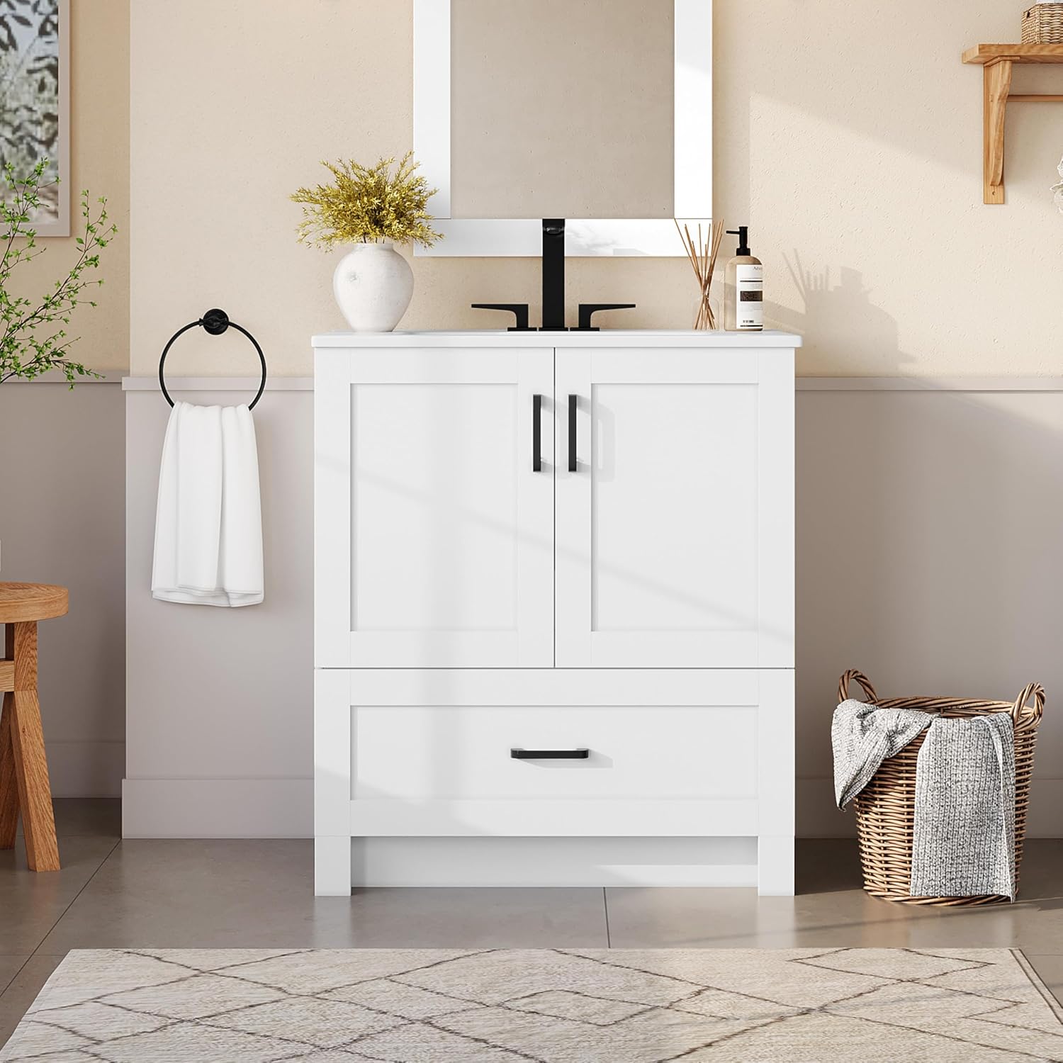 Meja Rias Kamar Mandi 30 Inci  - Home Bathroom Door ulasan dan harga