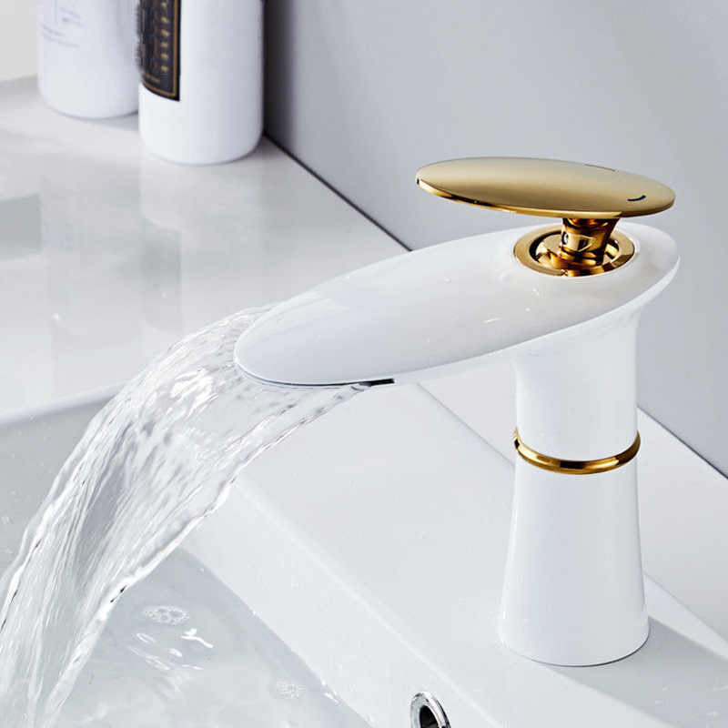 Keran wastafel air terjun emas - Home Hardware Bathroom Sinks ulasan dan harga