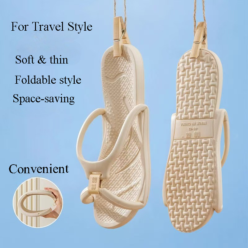 Sandal Perjalanan Lipat Unisek - Home Bath ulasan dan harga