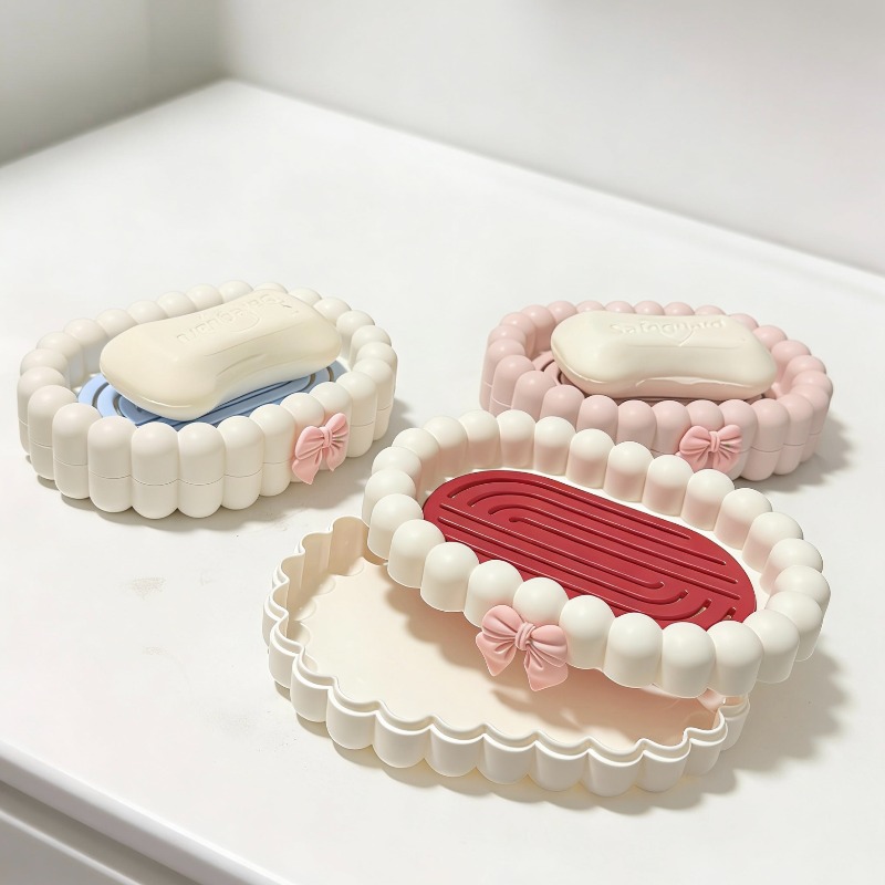 Kotak Sabun Pembuangan Air Kam - Home Essentials Bathroom Rack ulasan dan harga
