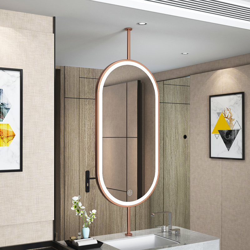 Cermin Gantung Oval Ukuran 60x - Bathroom Mirror Led ulasan dan harga