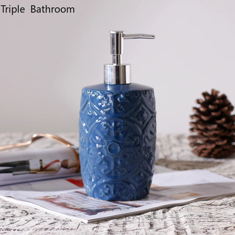 Botol Gel Mandi Sampo Biru Ker - Zara Home Bathroom ulasan dan harga
